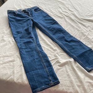 Ultra high rise 90’s slim straight Abercrombie and Fitch curvy jeans
